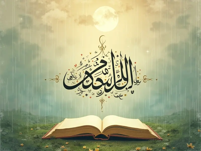 اسم رحمة بخطٍّ عربي