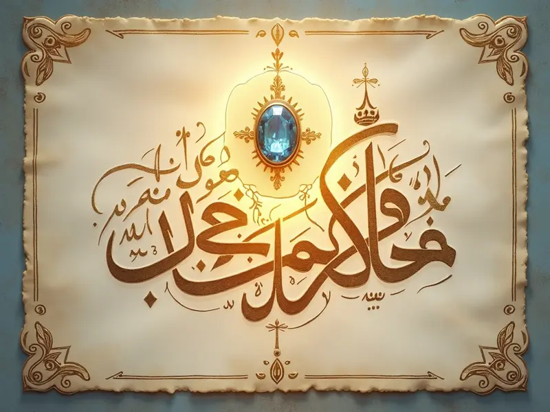 اسم غلا بخطٍّ عربي