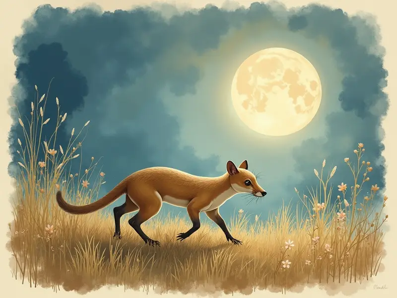 رسم توضيحي للحلم: ابن عرس