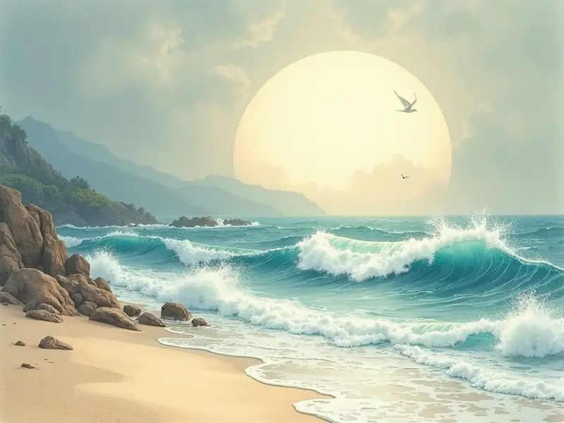 رسم توضيحي للحلم: إعصار مفاجئ
