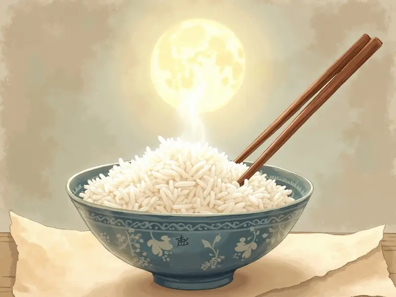 رسم توضيحي للحلم: الأرز