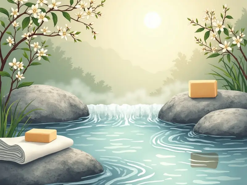 رسم توضيحي للحلم: الاستحمام