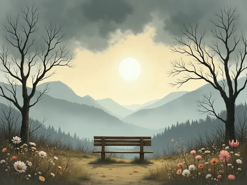 رسم توضيحي للحلم: الاكتئاب