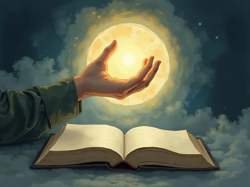 رسم توضيحي للحلم: الإمساك بشيء