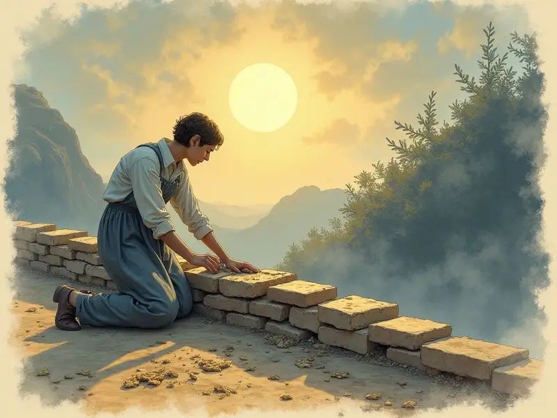 رسم توضيحي للحلم: البناء