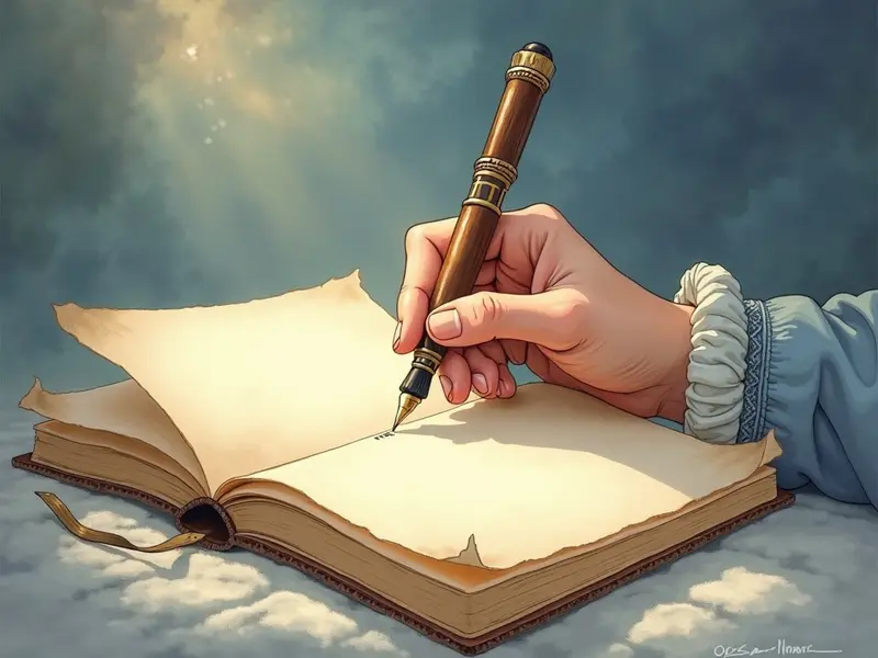 رسم توضيحي للحلم: التوقيع