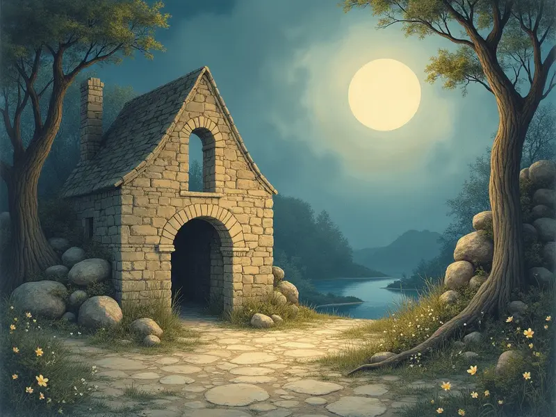 رسم توضيحي للحلم: الخراب
