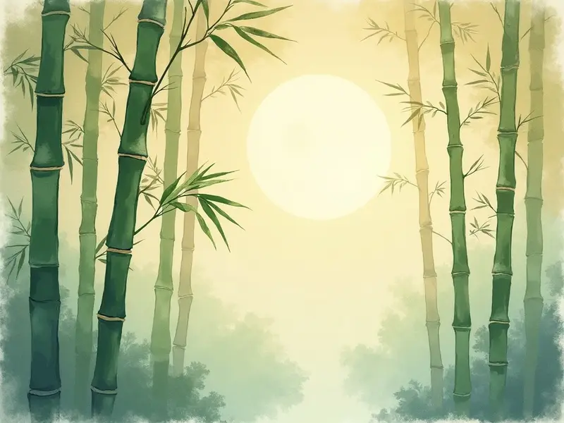 رسم توضيحي للحلم: الخيزران