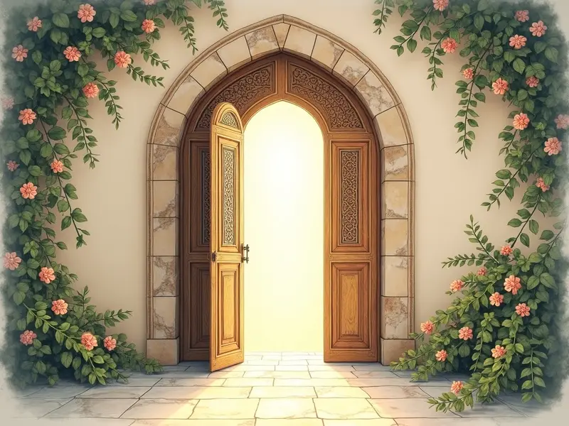 رسم توضيحي للحلم: الدخول