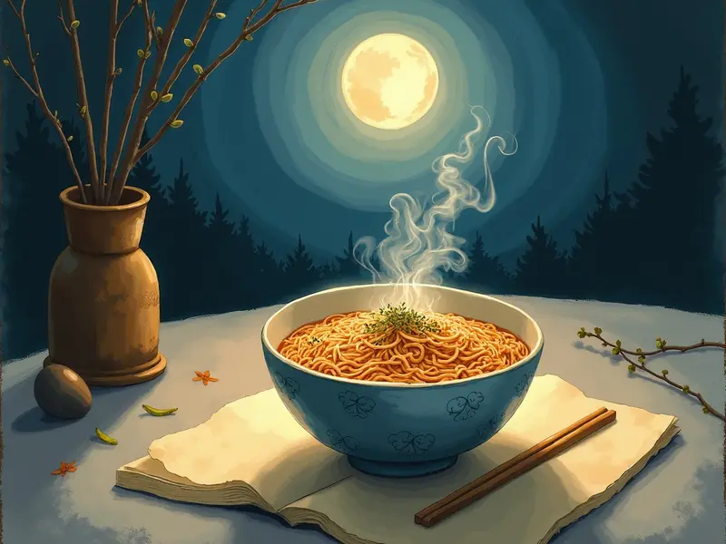 رسم توضيحي للحلم: الرامن