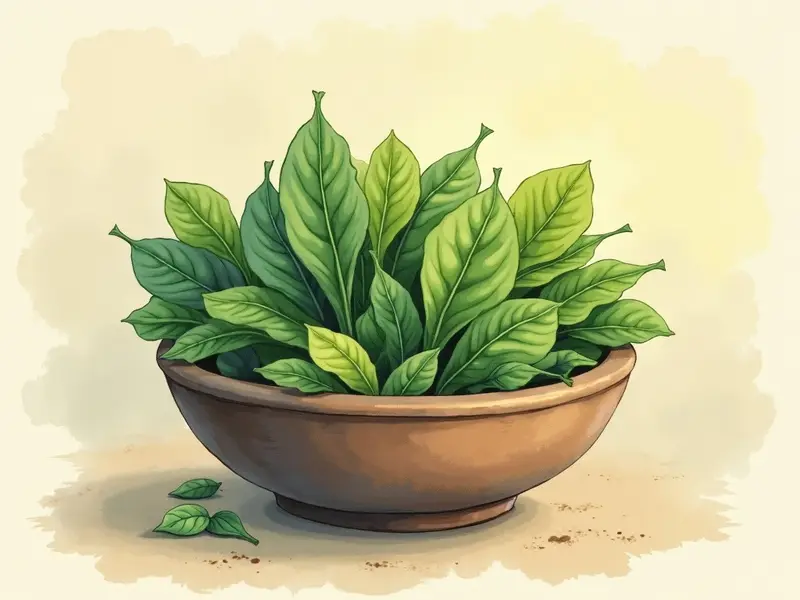 رسم توضيحي للحلم: السبانخ