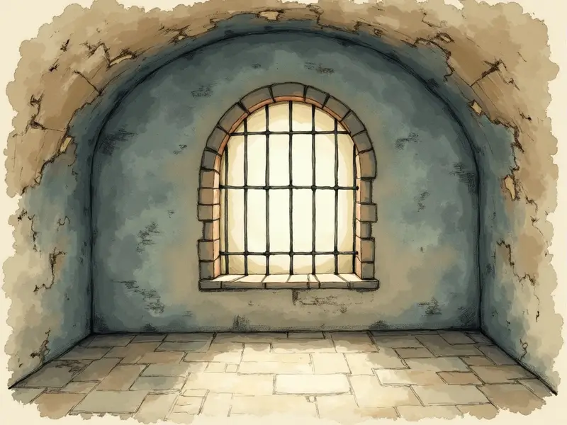 رسم توضيحي للحلم: سجن جديد