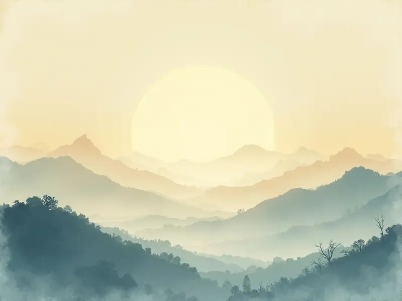 رسم توضيحي للحلم: صباح غامض