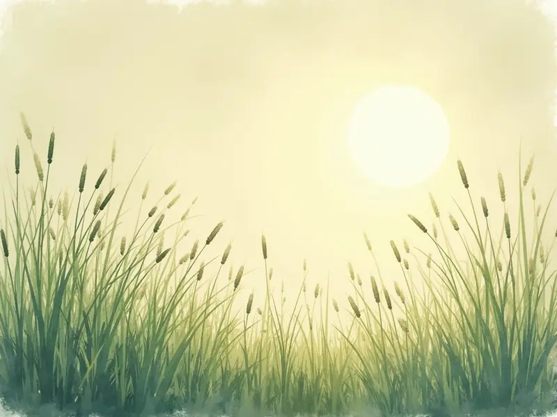 رسم توضيحي للحلم: العشب