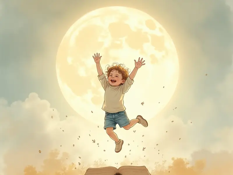 رسم توضيحي للحلم: فرح أسود