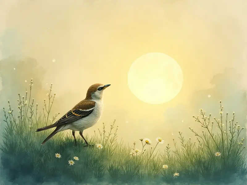 رسم توضيحي للحلم: القبّرة
