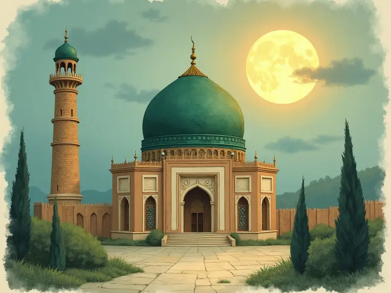 رسم توضيحي للحلم: المدينة المنورة