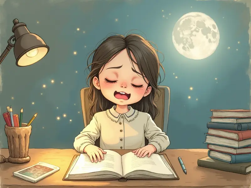 رسم توضيحي للحلم: نعاس شديد