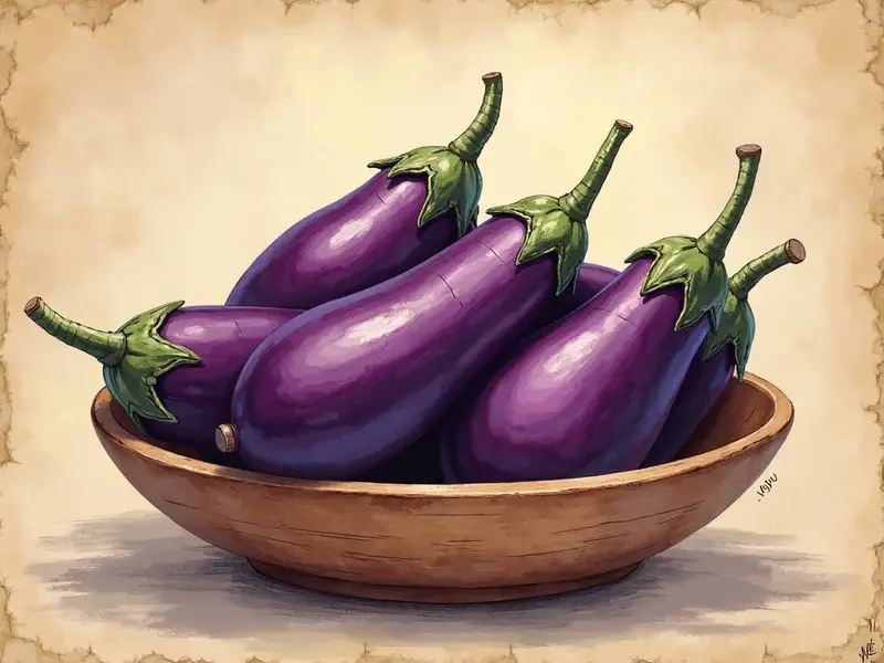 رسم توضيحي للحلم: باذنجان