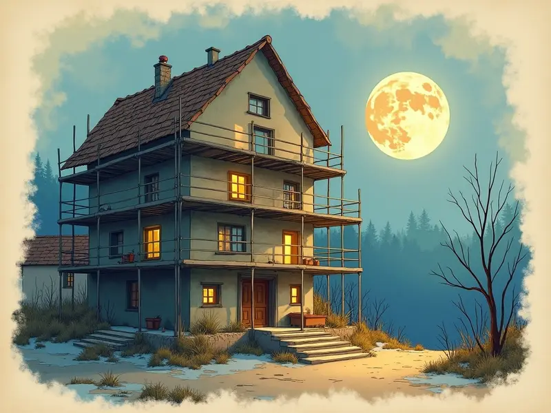 رسم توضيحي للحلم: هدم بناء
