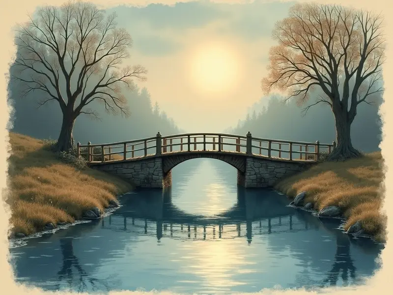 رسم توضيحي للحلم: بوابة مائية