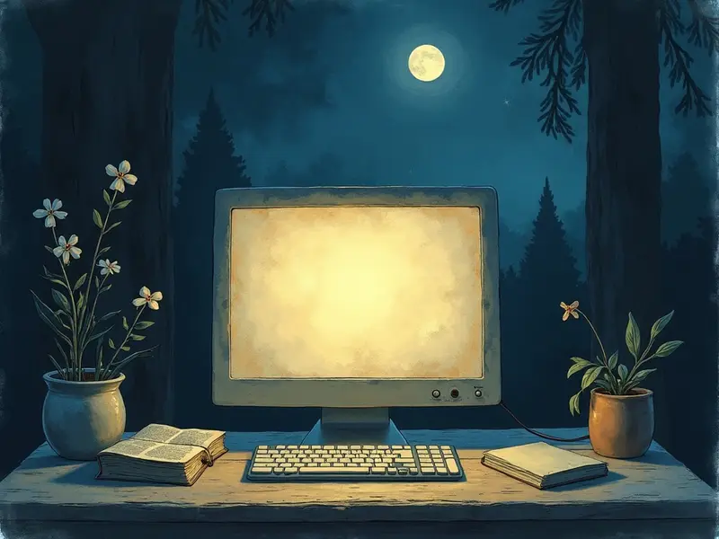 رسم توضيحي للحلم: تجمد الجهاز