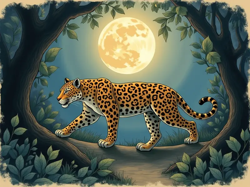 رسم توضيحي للحلم: جاكوار