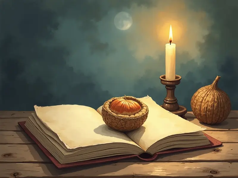 رسم توضيحي للحلم: جوز