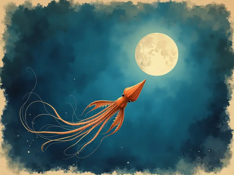 رسم توضيحي للحلم: حبار