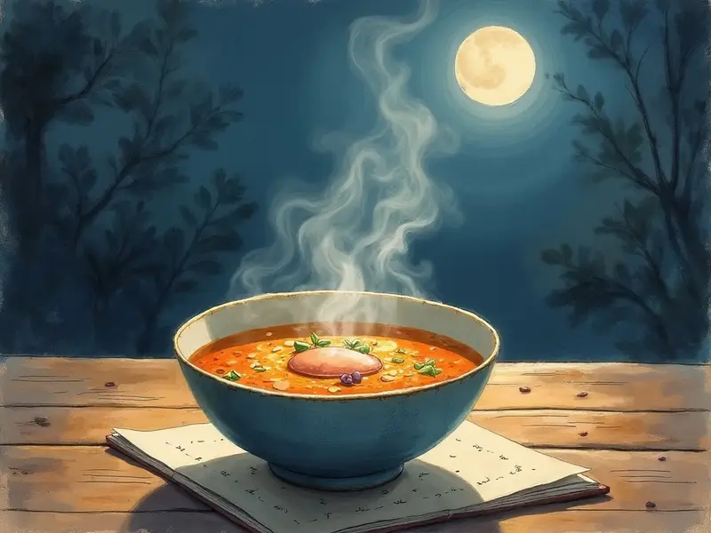 رسم توضيحي للحلم: حساء الميسو