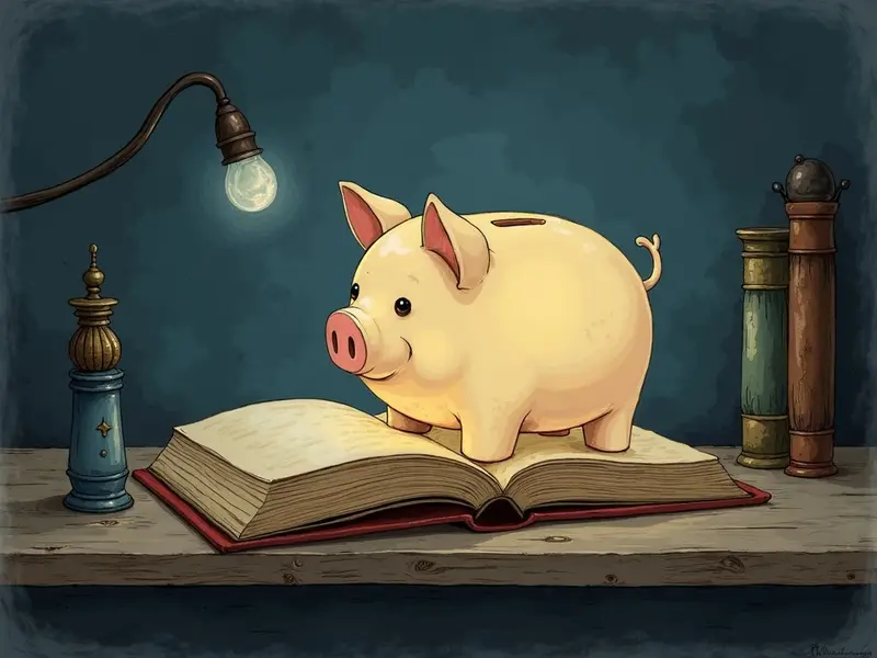 رسم توضيحي للحلم: حصالة النقود