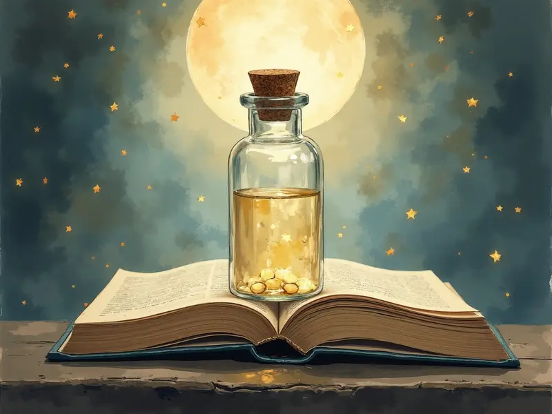 رسم توضيحي للحلم: دواء جديد