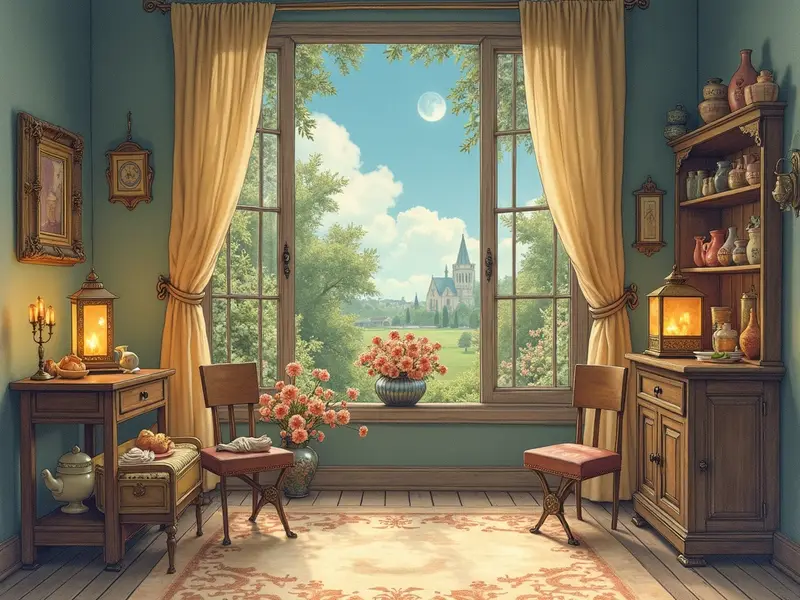 رسم توضيحي للحلم: ربة المنزل