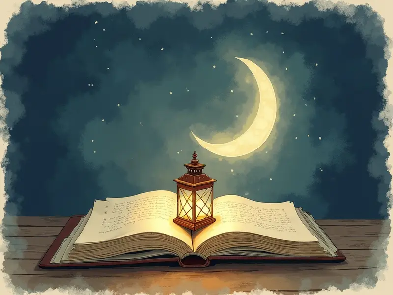 رسم توضيحي للحلم: رمضان