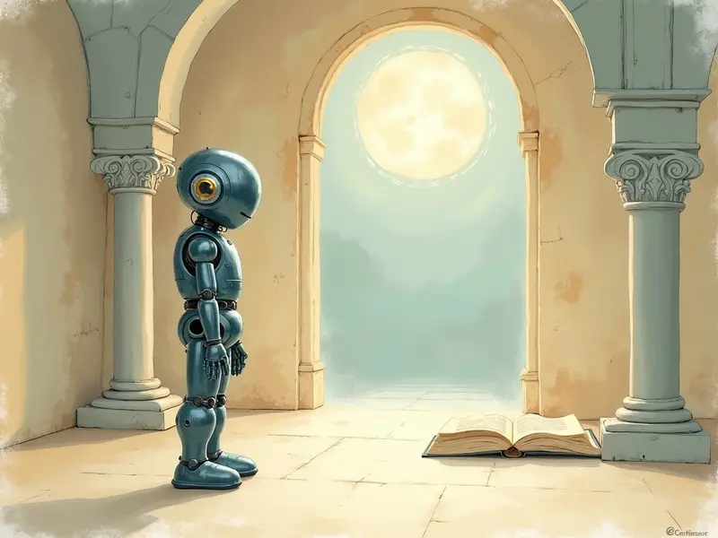 رسم توضيحي للحلم: روبوت جديد