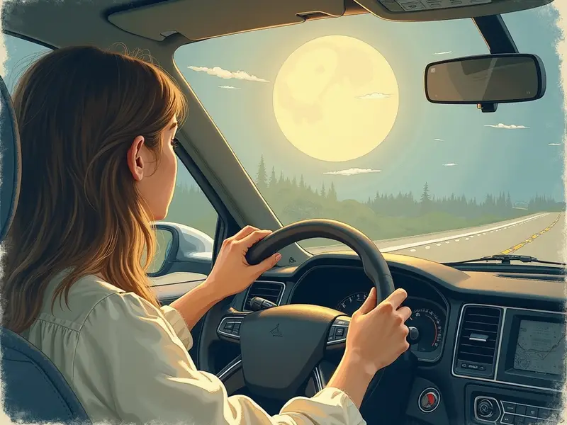 رسم توضيحي للحلم: سائق صغير