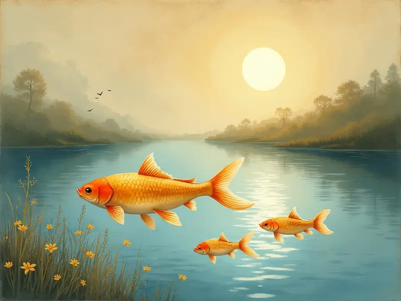 رسم توضيحي للحلم: سمك الكارب