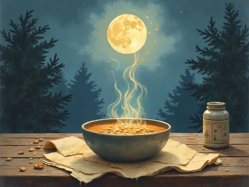 رسم توضيحي للحلم: شوربة الشعير