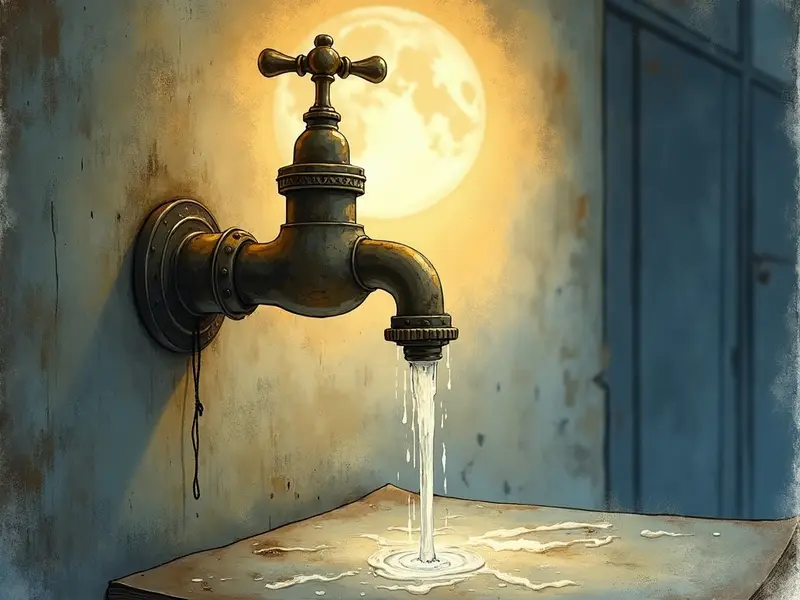 رسم توضيحي للحلم: صنبور الماء