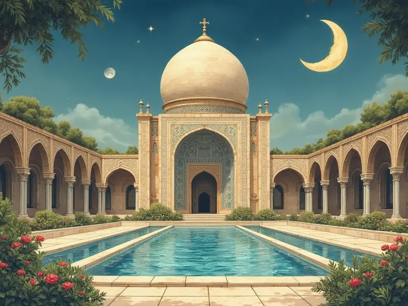 رسم توضيحي للحلم: دخول ضريح