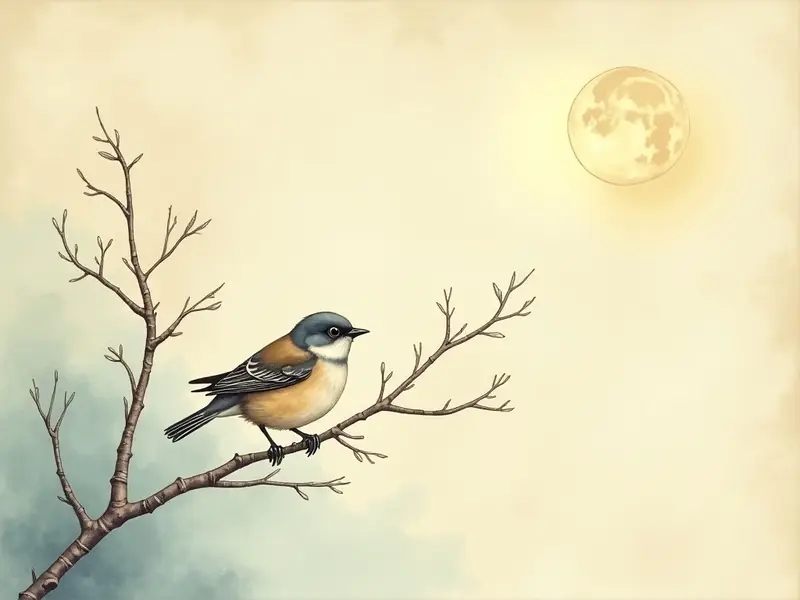 رسم توضيحي للحلم: طائر ذهبي