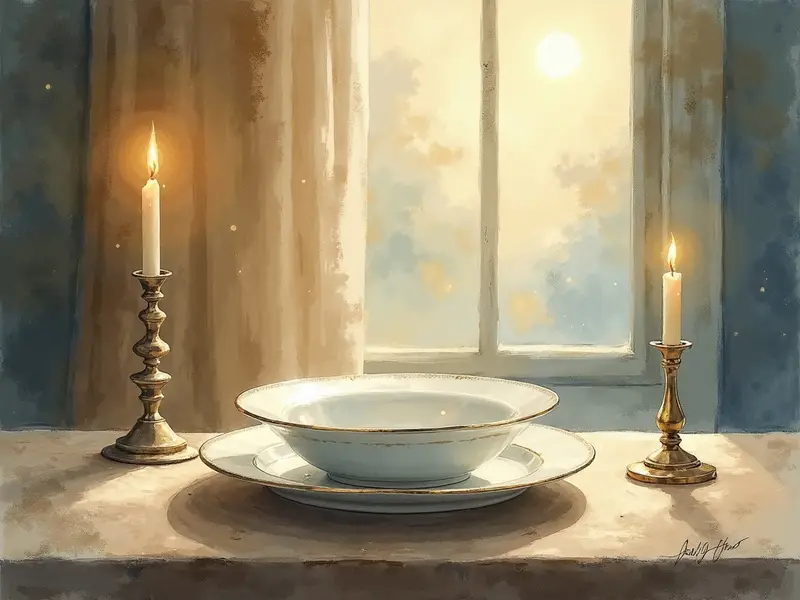 رسم توضيحي للحلم: طبق