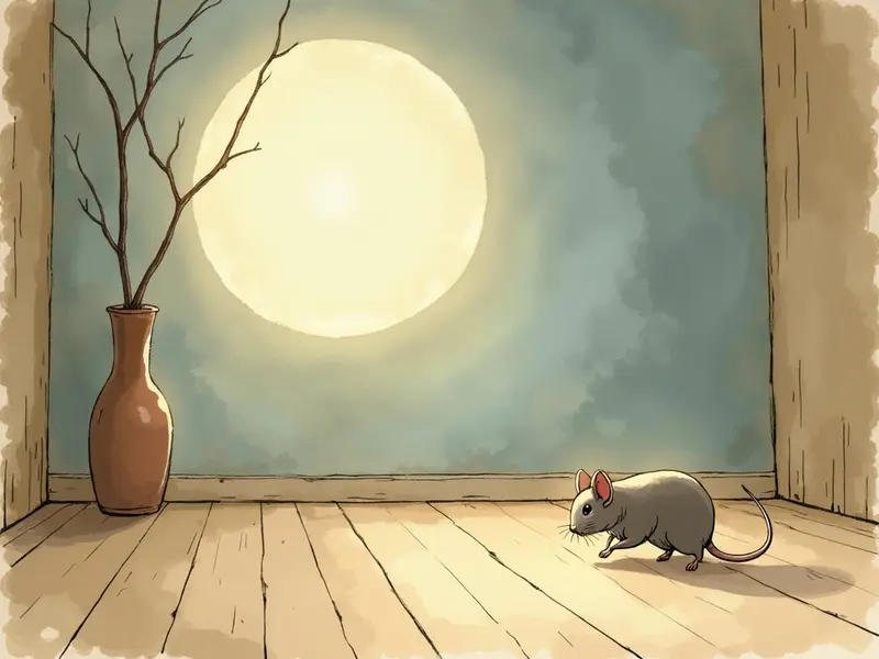 رسم توضيحي للحلم: فأر عدواني