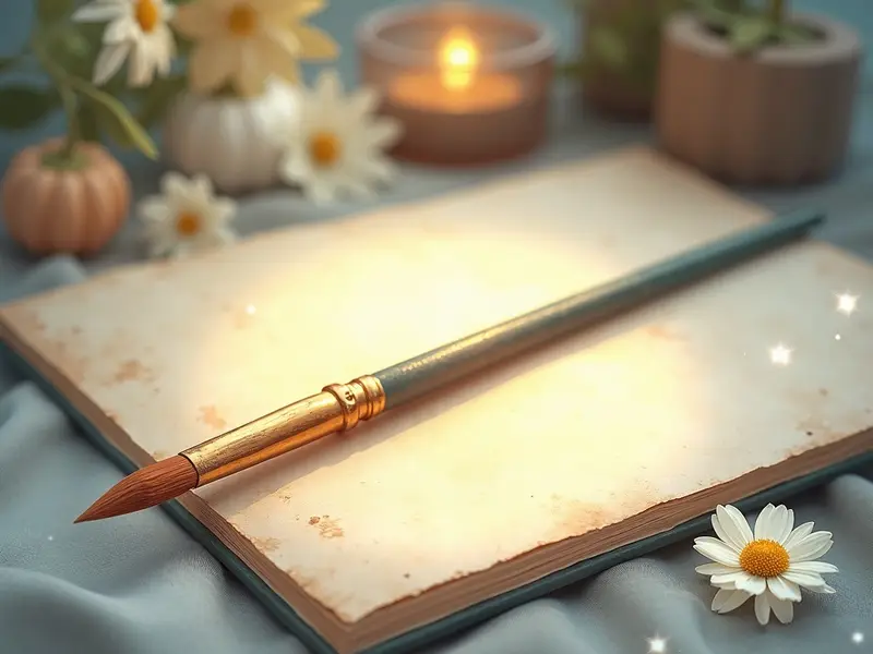 رسم توضيحي للحلم: فرشاة الرسم