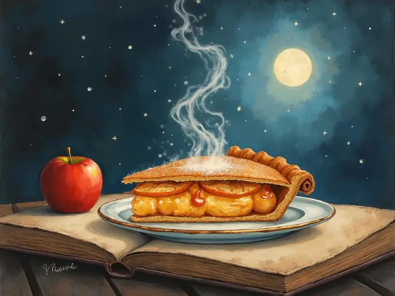 رسم توضيحي للحلم: فطيرة التفاح