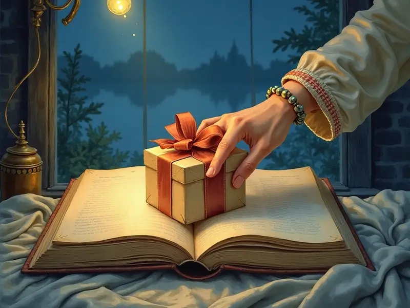 رسم توضيحي للحلم: فك التغليف