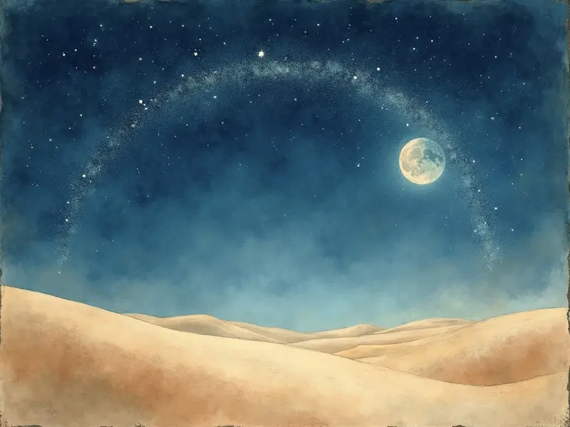 رسم توضيحي للحلم: قبة السماء