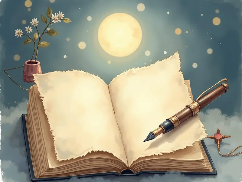 رسم توضيحي للحلم: قلم جديد