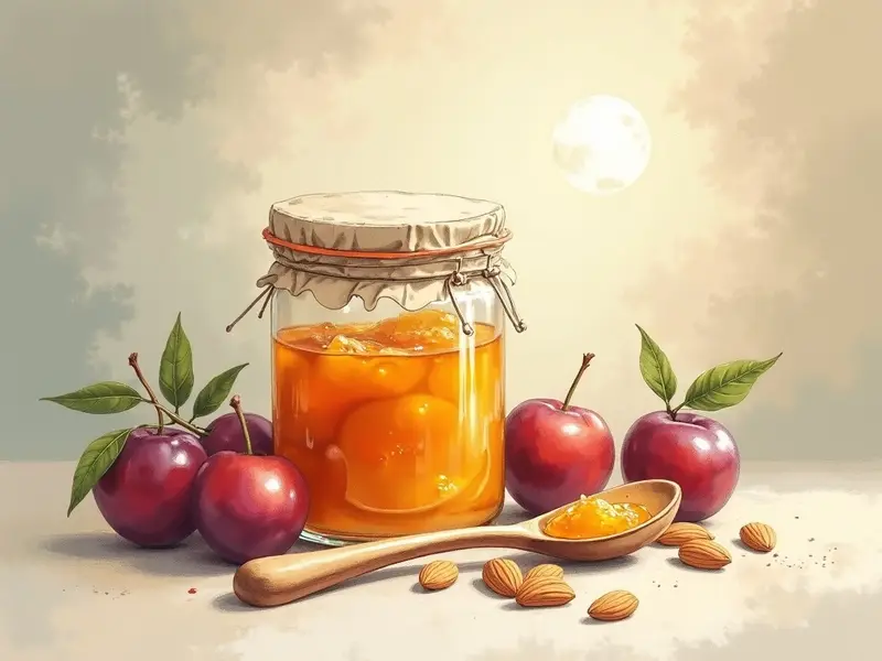 رسم توضيحي للحلم: مربى البرقوق