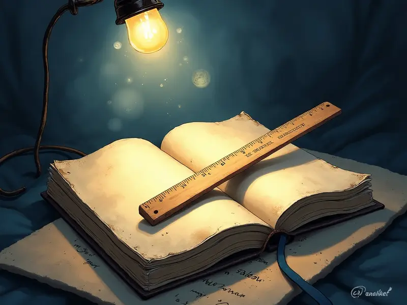 رسم توضيحي للحلم: مسطرة